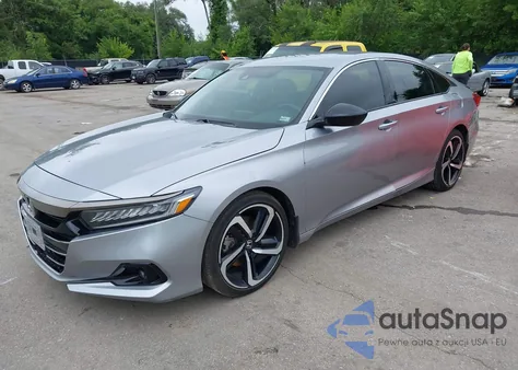 2021 Honda Accord Sport Special Edition из США, поврежденный, VIN 1HGCV1F44MA020011